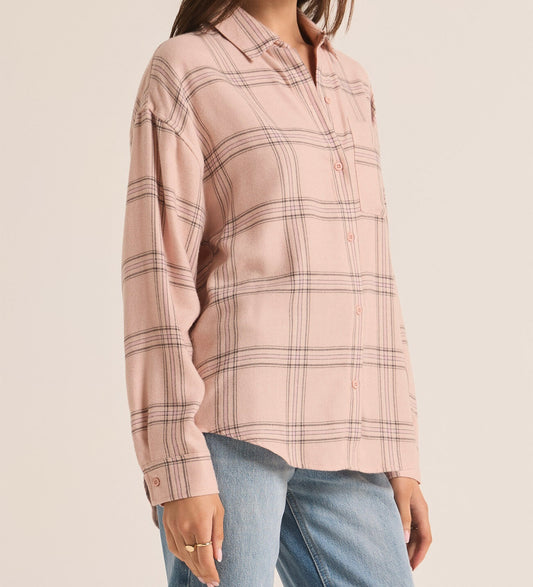 River Plaid Button Up