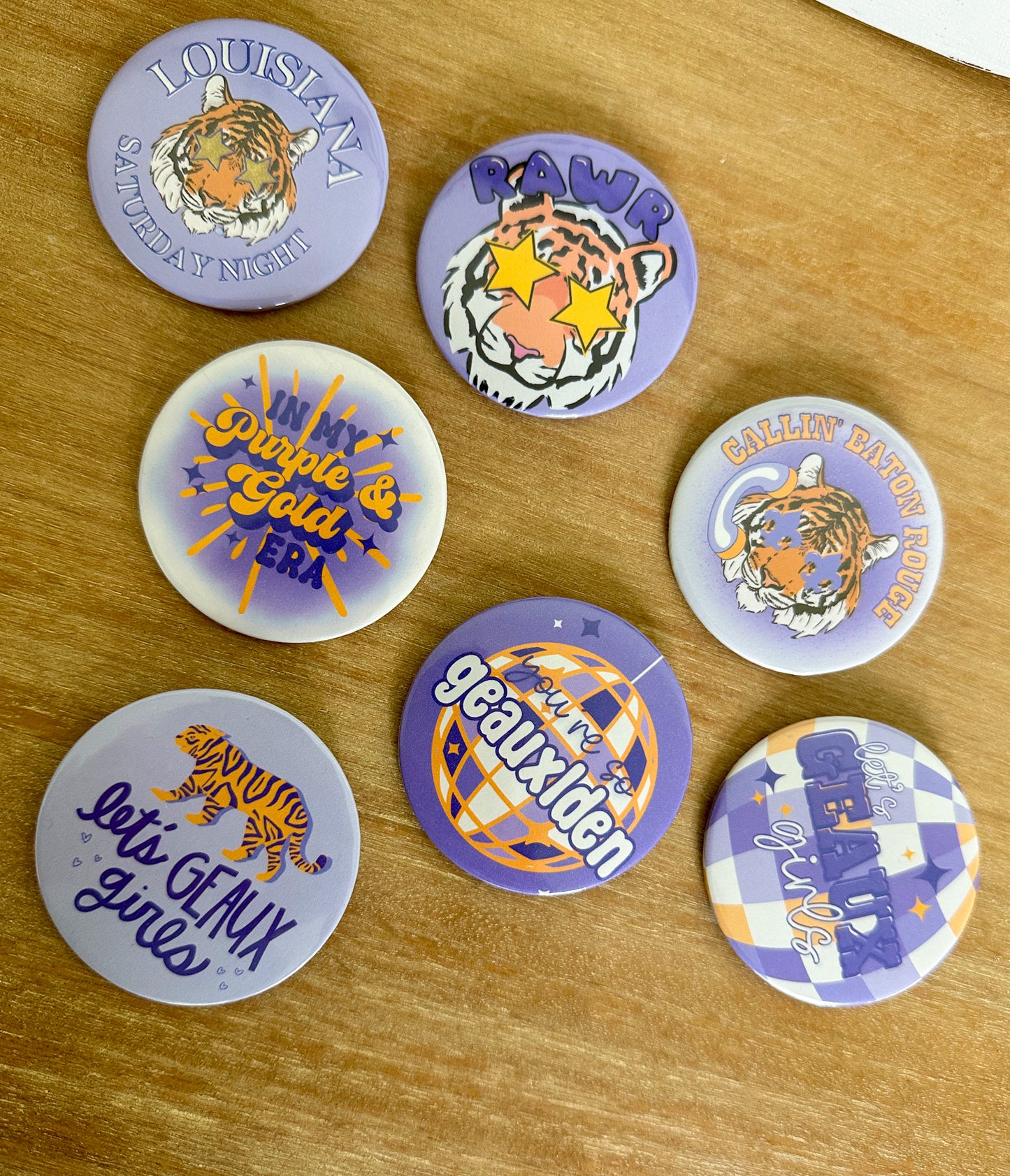 Game Day Buttons