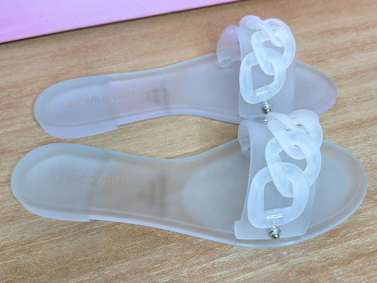 Clear Jelly Sandals