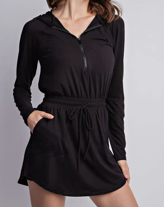 Long Sleeve Hoodie Romper