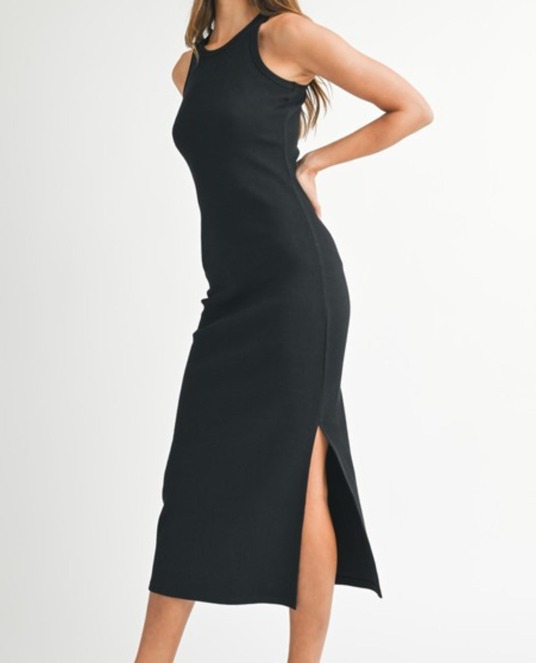 Ribbed Bodycon Maxi Dress