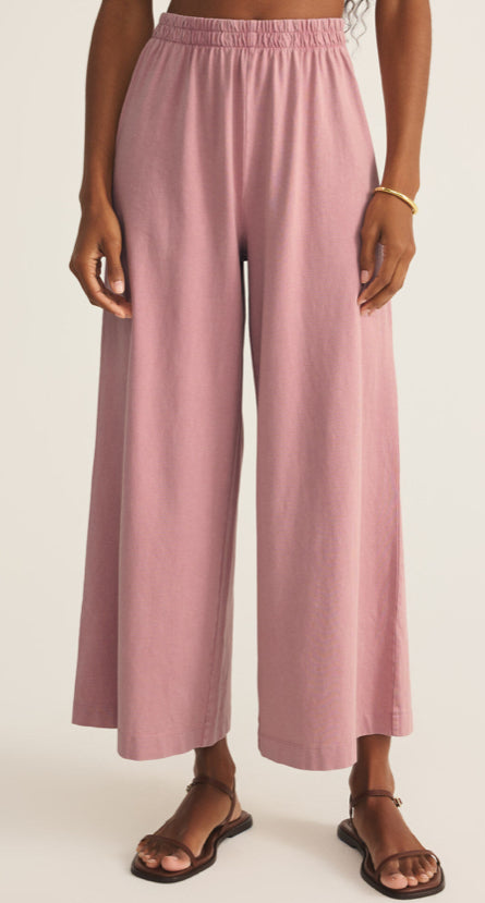 Scout Jersey Flare Pant - pink smoke