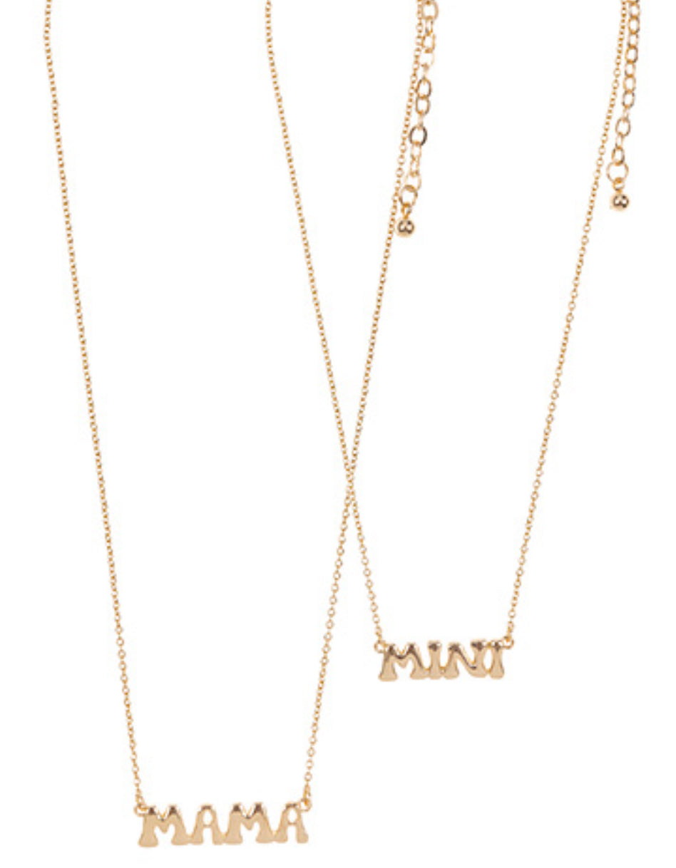 Mama Mini Necklace Set