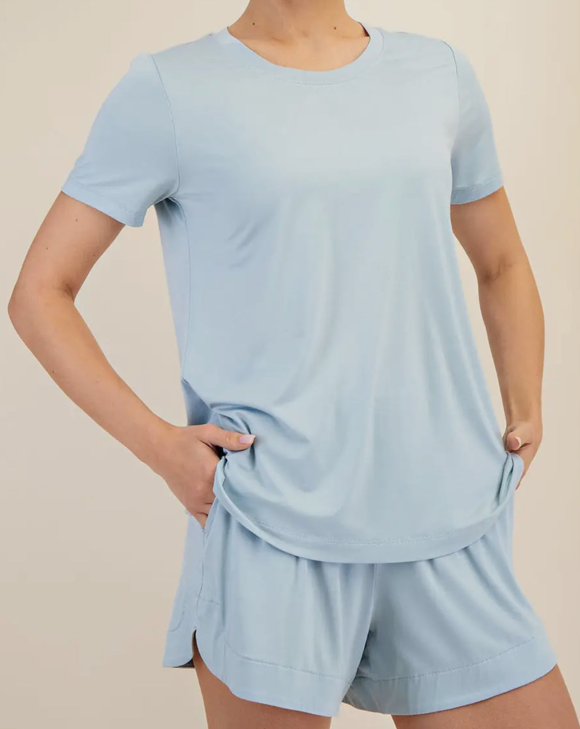 Modal Short Set - Light Blue