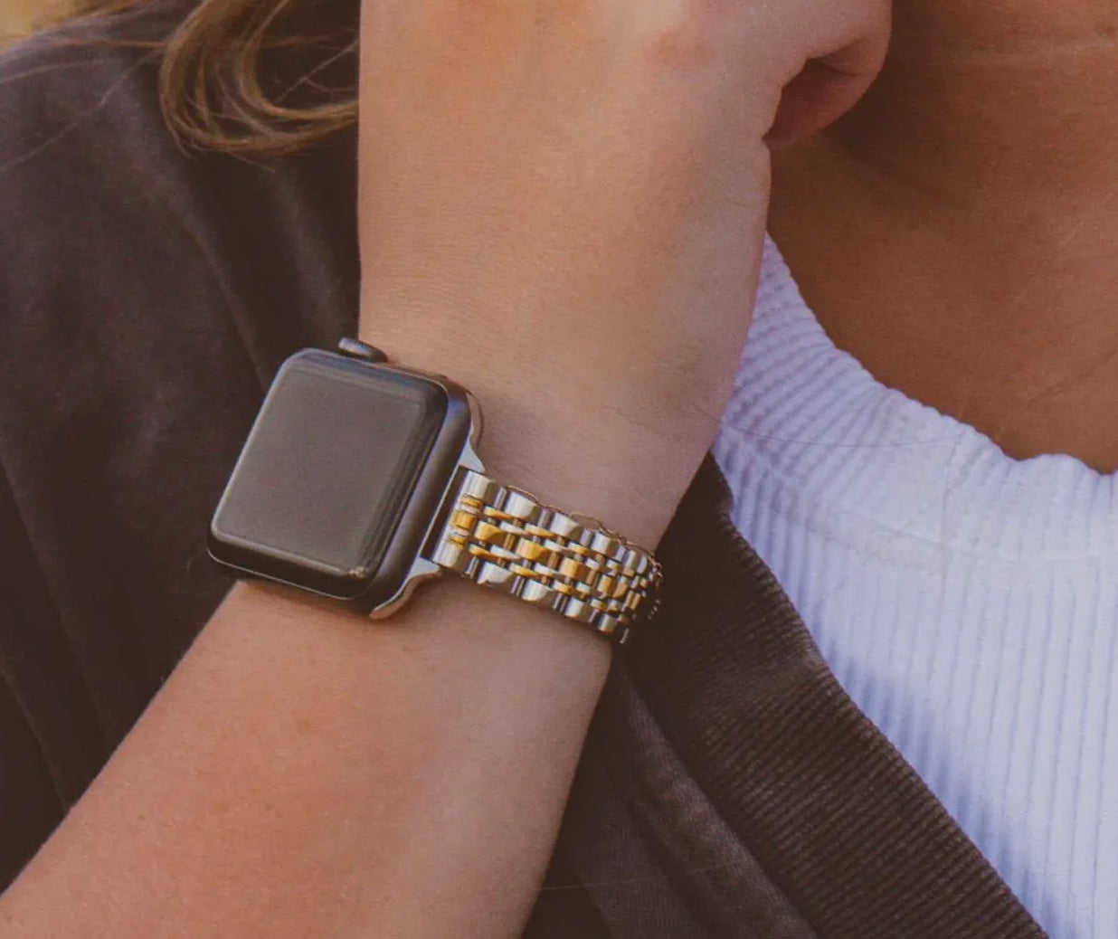 Two Toned Apple Watch Band