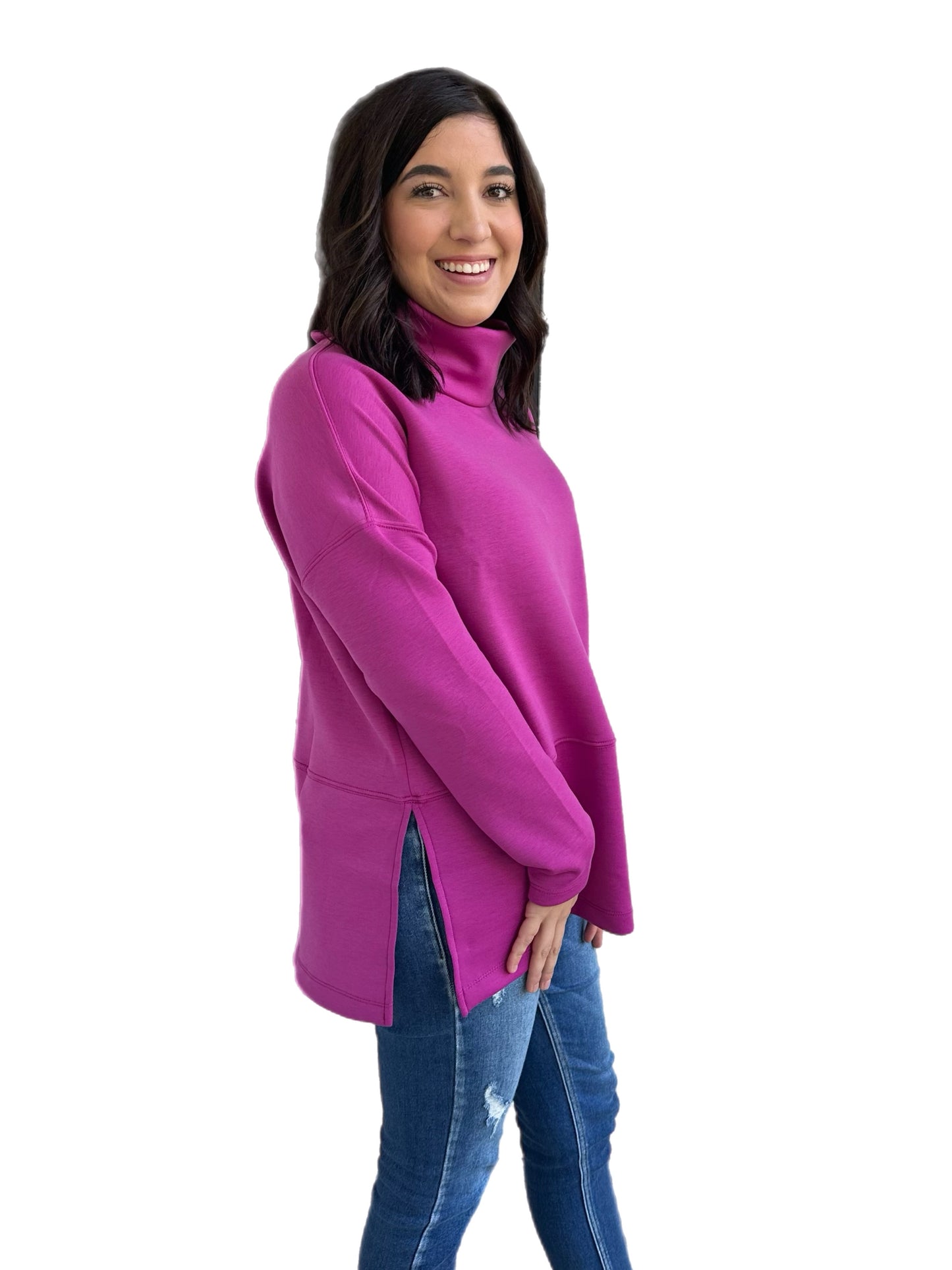 Cowl Neck Modal Tunic