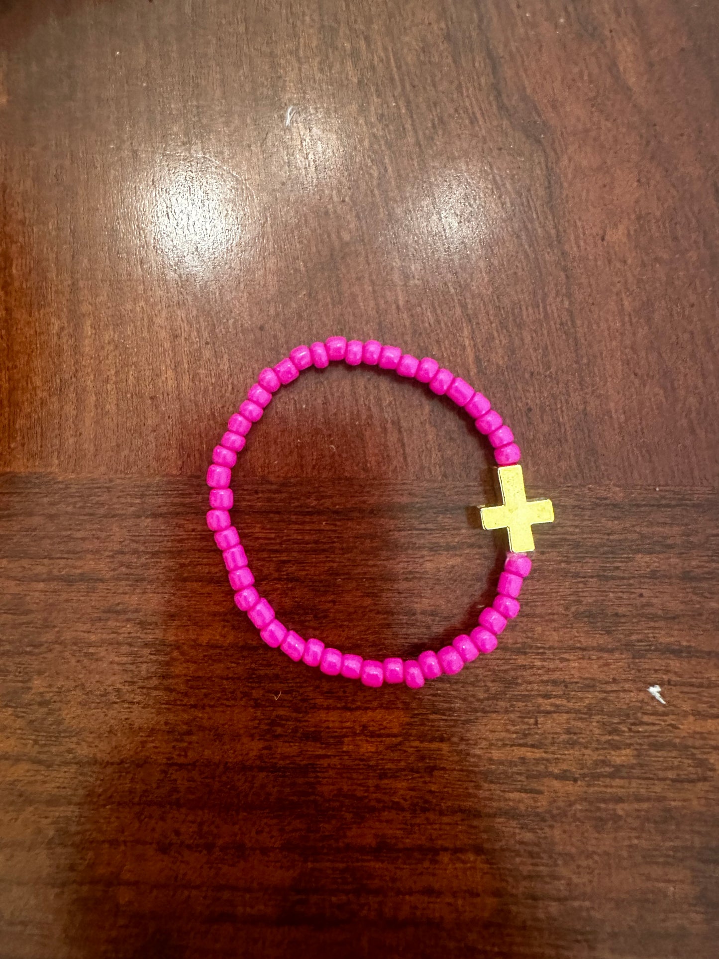 Gold Cross Bracelet