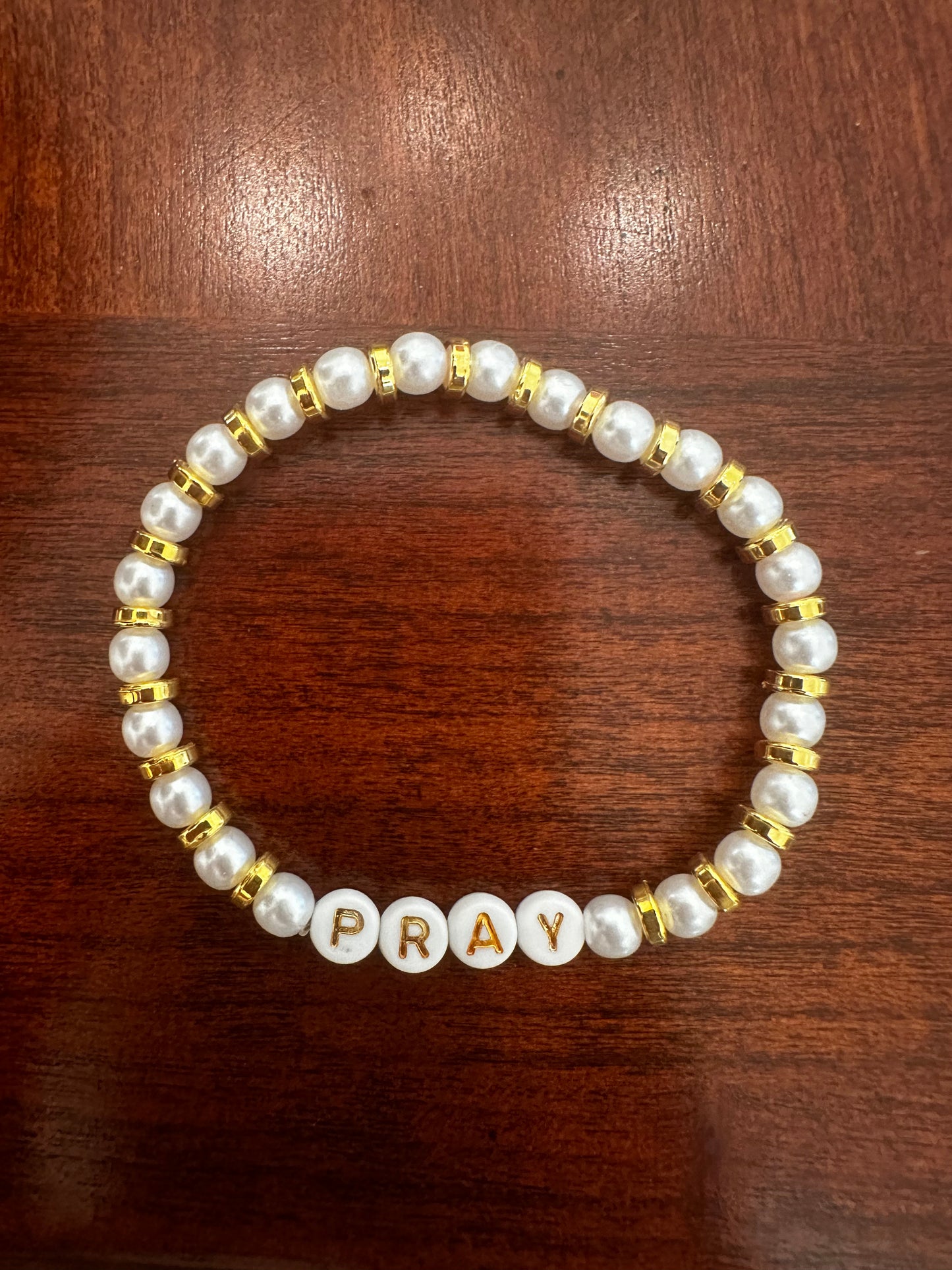 Pray Pearl Bracelet